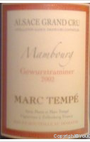 Marc Tempé - Grand Cru Mambourg