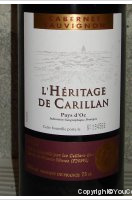 L'Héritage de Carillan - Cabernet Sauvignon