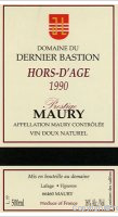Domaine du Dernier Bastion Hors d'Age