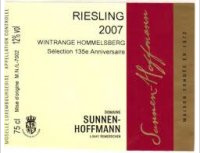 Domaine Sunnen-Hoffmann - Wintrange Hommelsbierg - Sélection 135e Anniversaire