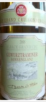 Baron de Hoen, Gewurztraminer Grand Cru Sonnenglanz