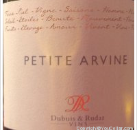 Dubuis et Rudaz  - Petite Arvine