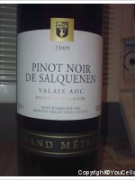 Grand Métral - Pinot noir de Salquenen