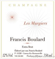 Francis  Boulard - Les Murgiers Extra Brut