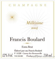 Francis  Boulard - Millésimé Extra Brut