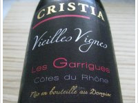 Cristia, Les Garrigues Vieilles Vignes