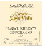 Domaine Xavier Muller, Gewurztraminer Grand Cru Steinklotz