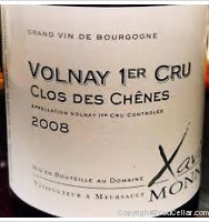 Xavier Monnot - 1er cru Clos des Chênes