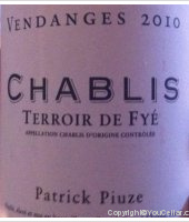 Patrick Piuze - Terroirs de Fye