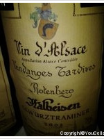 Halbeisen, Gewurztramimner Rotenberg Vendanges Tardives