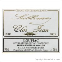 Sublime de Clos Jean