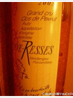Cave de la Commune de Pully, Sève-Resses Grand Cru Clos de Pevret
