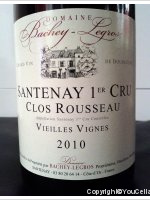 Domaine Bachey Legros, Premier Cru Clos Rousseau Vieilles Vignes