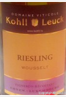 Kohll Leuck - Riesling Wousselt