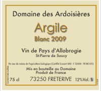 Domaine des Ardoisières - Cuvée Argile