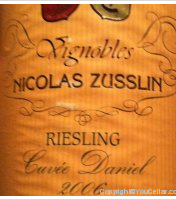 Nicolas Zusslin - Cuvée Daniel