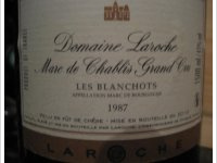 Domaine Laroche - Marc de Chablis Grand Cru - Les Blanchots