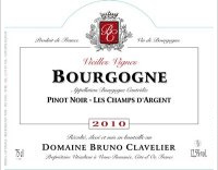 Domaine Bruno Clavelier, Pinot Noir Les Champs d'Argent