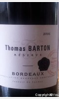 Thomas Barton - Réserve