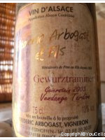 Frederic Arbogast - Geierstein Vendange tardive