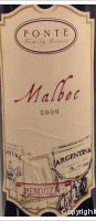 Ponte Family Estate - Malbec