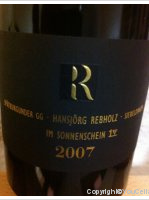 Rebholz - Spätburgunder GG Siebeldingen im Sonnenschein