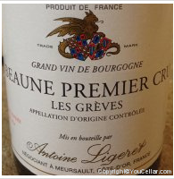 Antoine Ligeret - 1er cru Les Grèves