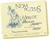 Domaine du Centaure - Nom de Zeus - Merlot