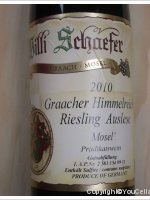 Willi Schaefer - Graacher Himmelreich - Riesling Auslese