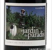 Castelmaure - L'Esprit du Vent - le jardin du paradis (le vin de l'Eden Park)