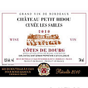 Château Petit Bidou - Cuvée Les Sables