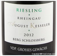 August Kesseler - Riesling Rüdesheim - Berg Schlossberg'