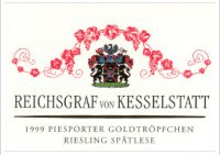 Reichsgraf von Kesselstatt - Piesporter Goldtröpfchen Riesling Spätlese