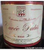 Domaine des Malidores - cuvée Rubis 