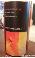 L'interprétation - Syrah Grenache