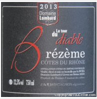 Domaine Lombard - Brézème - La Tour du Diable