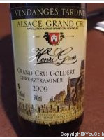 Henri Gross - Grand cru Goldbert vendanges tardives