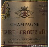 Hilaire Leroux & Fils - 1er Cru Millésimé