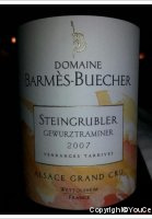 Domaine Barmès Buecher - Grand Cru Steingrübler - Vendanges Tardives