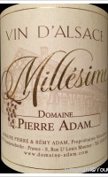 Domaine Pierre Adam - Millésime