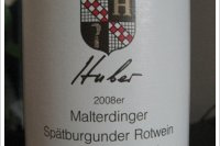 Bernhard Huber - Malterdinger Spätburgunder