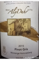 Aly Duhr - Wintrange Hommelsberg
