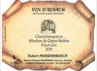 Bernard Humbrecht - selection de grains nobles - quintessence