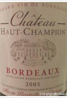 Château Haut Champion