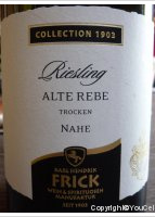 Karl Hendrik Frick - Riesling Trocken Alte Rebe - Collection 1903