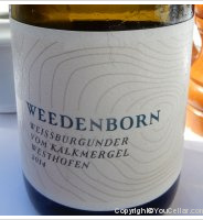 Weingut Weedenborn - Westhofen - Weissburgunder - Vom Kalkmergel - trocken