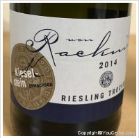 Von Racknitz - kieselstein gewachsen - riesling trocken