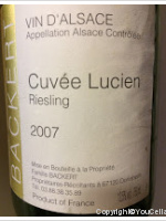 Backert Père et Fils - cuvée Lucien