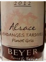 Beyer Patrick et Mathieu - Vendanges tardives